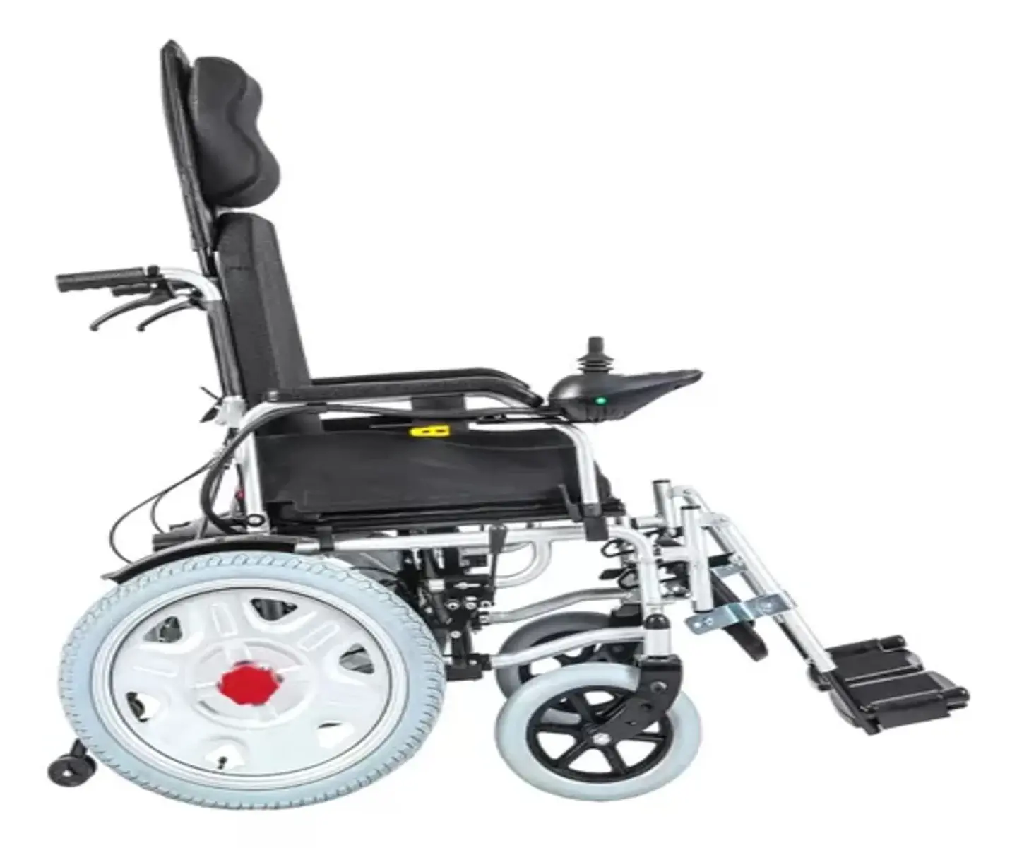 SILLA DE RUEDAS ELECTRICA RECLINABLE 121 (POSA-PIES Y RESPALDO MANUAL) 2