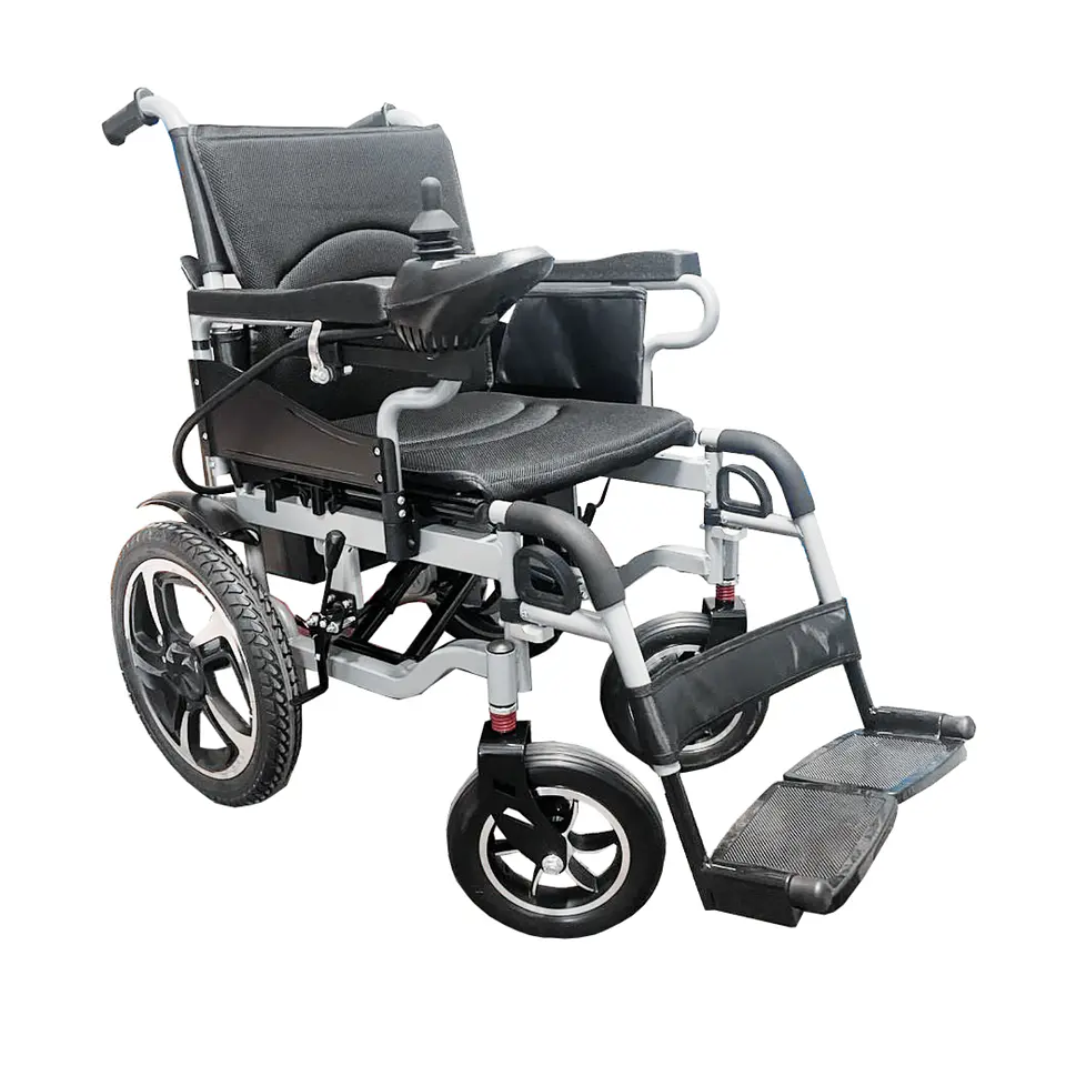 SILLA DE RUEDA ELE CTRICA MODELO BASICO DE RUEDA DE HIERRO 1