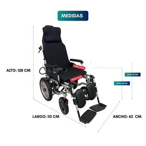 SILLA DE RUEDAS ELE CTRICA ADULTO PREMIUM HIGH