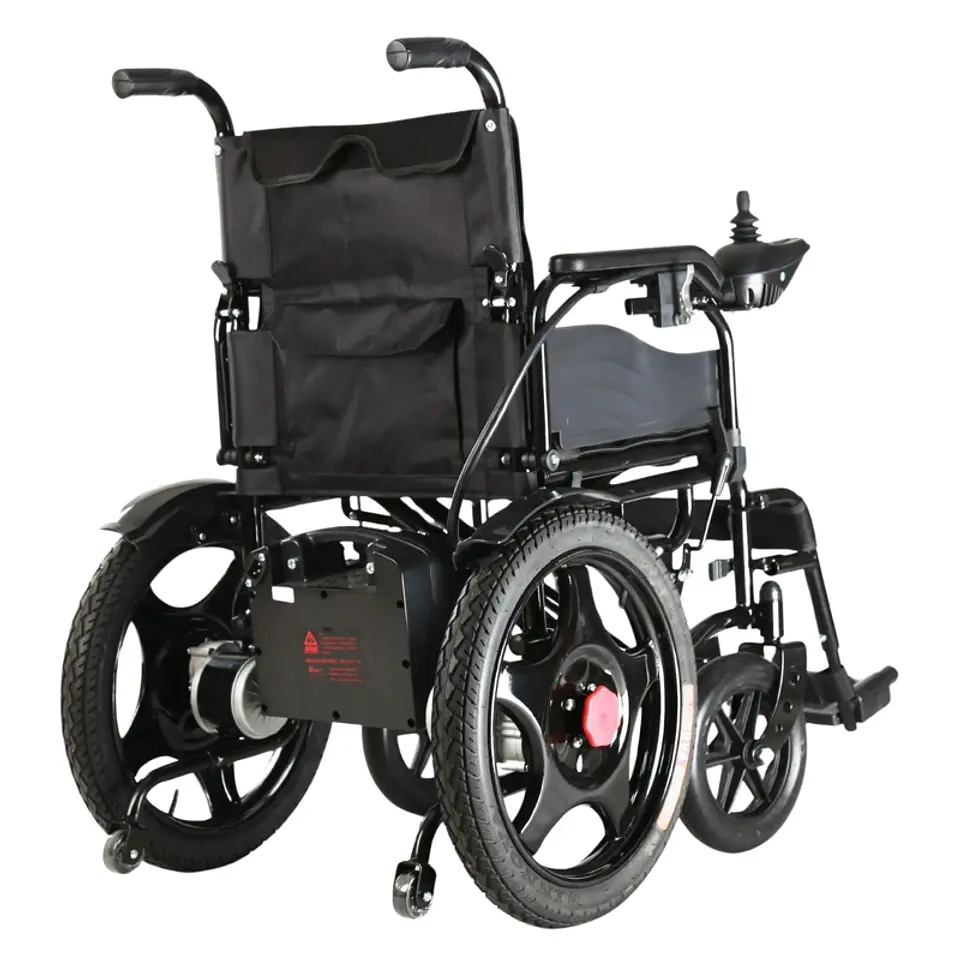 SILLA DE RUEDAS ELE CTRICA PLEGABLE CON JOYSTICK 4