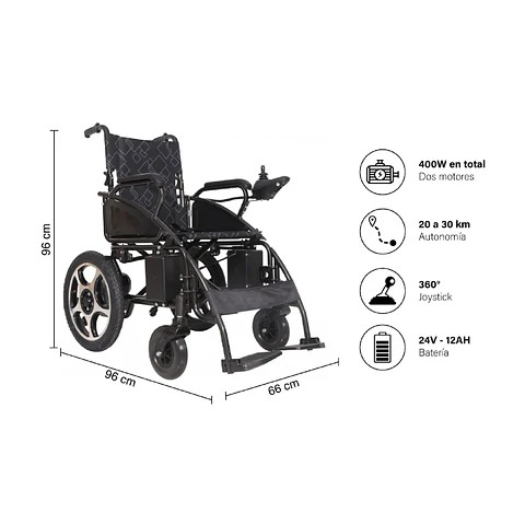 SILLA DE RUEDAS ELÉCTRICA PREMIUM S
