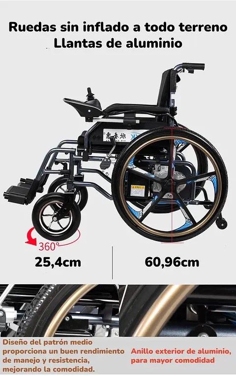 SILLA DE RUEDAS ELE CTRICA PLEGABLE MOVIX BY LUBABYCAS