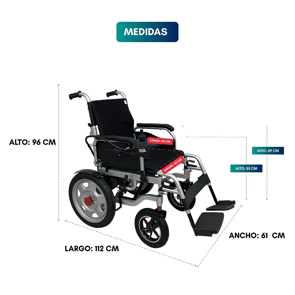 SILLA DE RUEDAS ELE CTRICA ADULTO SPORT 4