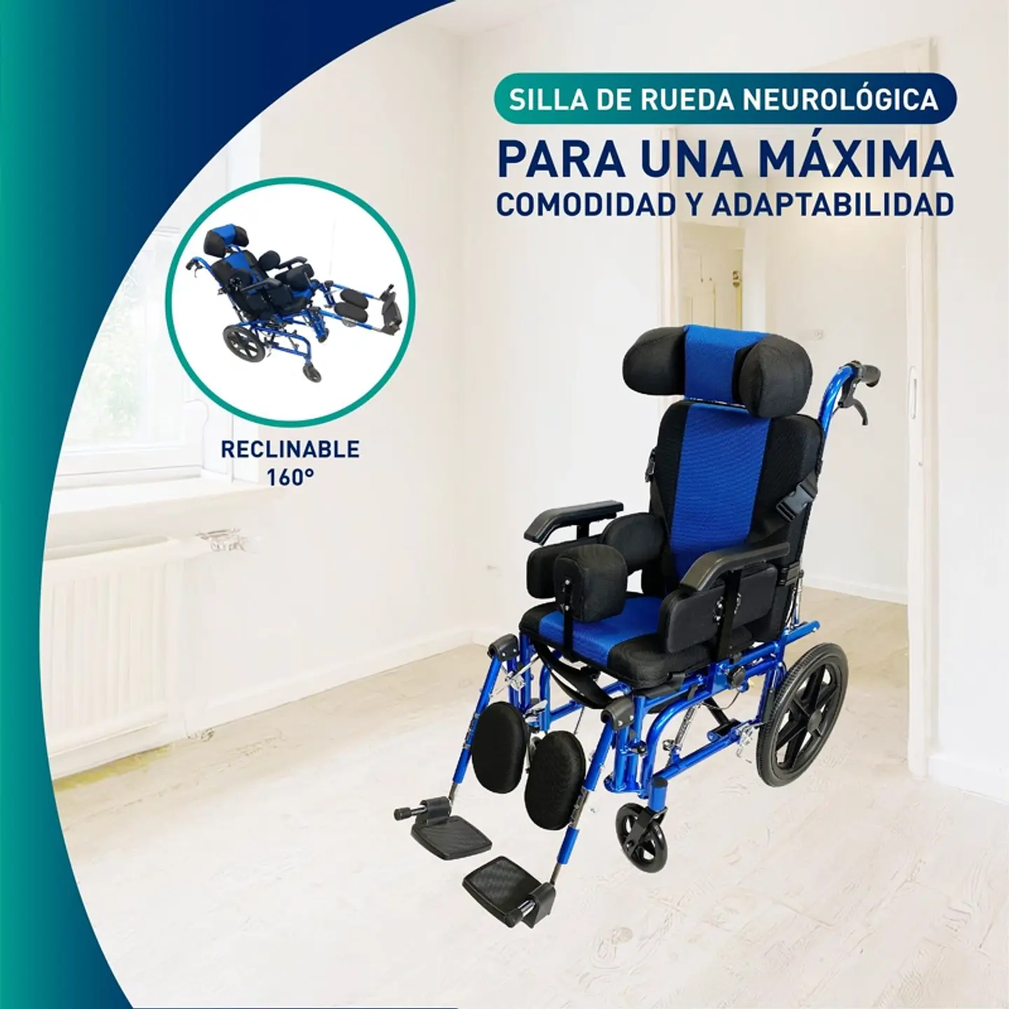 SILLA DE RUEDAS NEUROLOGICA PEDIATRICA NIÑOS 6