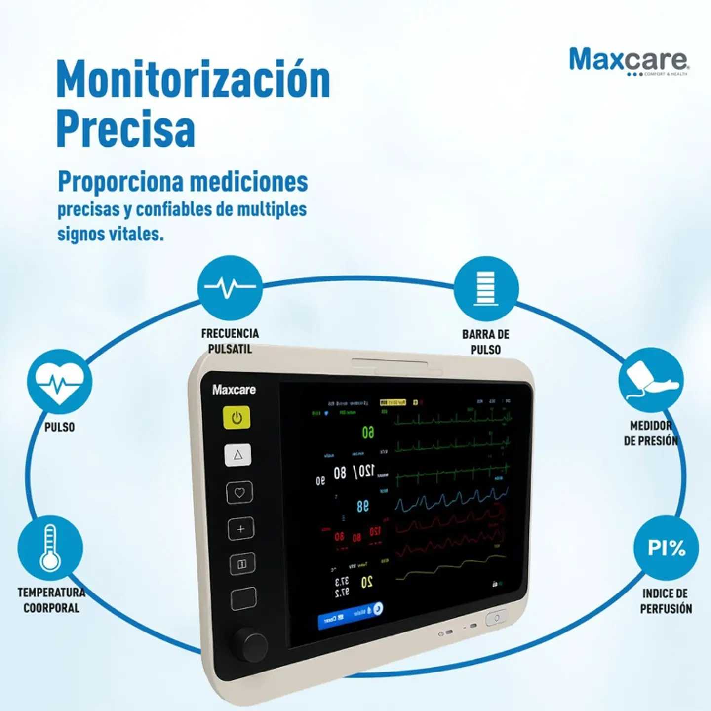 MONITOR DE SIGNOS VITALES CON IMPRESORA E IBP M9 5