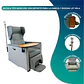 BUTACA CLINICA RECLINABLE SOPORTE CABEZA PORTASUERO Y MESA - Miniatura 6