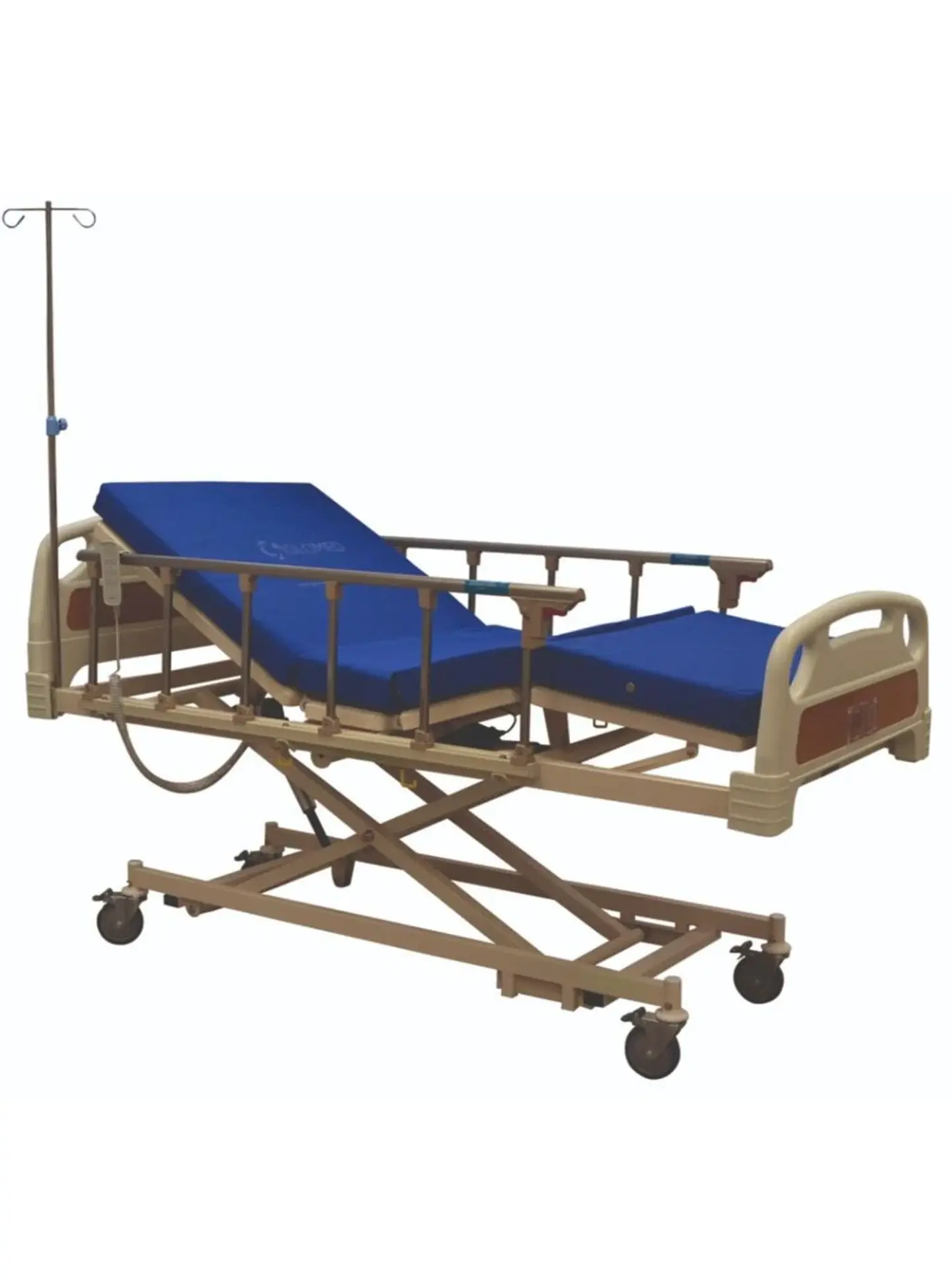 CAMA CLINICA ELE CTRICO 4 POSICIONES PREM + COLCHON PVC 10CM 1