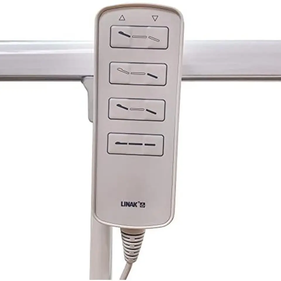 CAMA CLINICA ELE CTRICO 4 POSICIONES PREM + COLCHON PVC 10CM 2