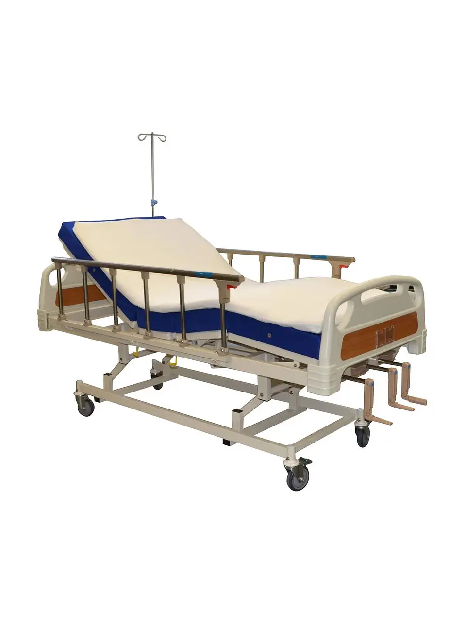 CAMA CLINICA MANUAL 3 POS PLUS + COLCHON IMPER 8CM + TOPPER 1