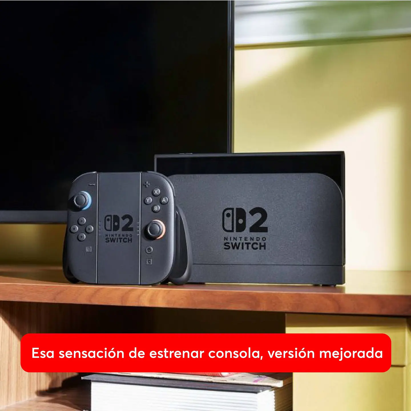 PACK CONSOLA NINTENDO SWITCH 2 NEGRO + JUEGO DONKEY KONG BANANZA 4