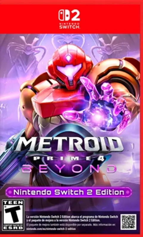 CONSOLA NINTENDO SWITCH 2 + METROID PRIME 4 BEYOND FISICO BUNDLE EXCLUSIVO