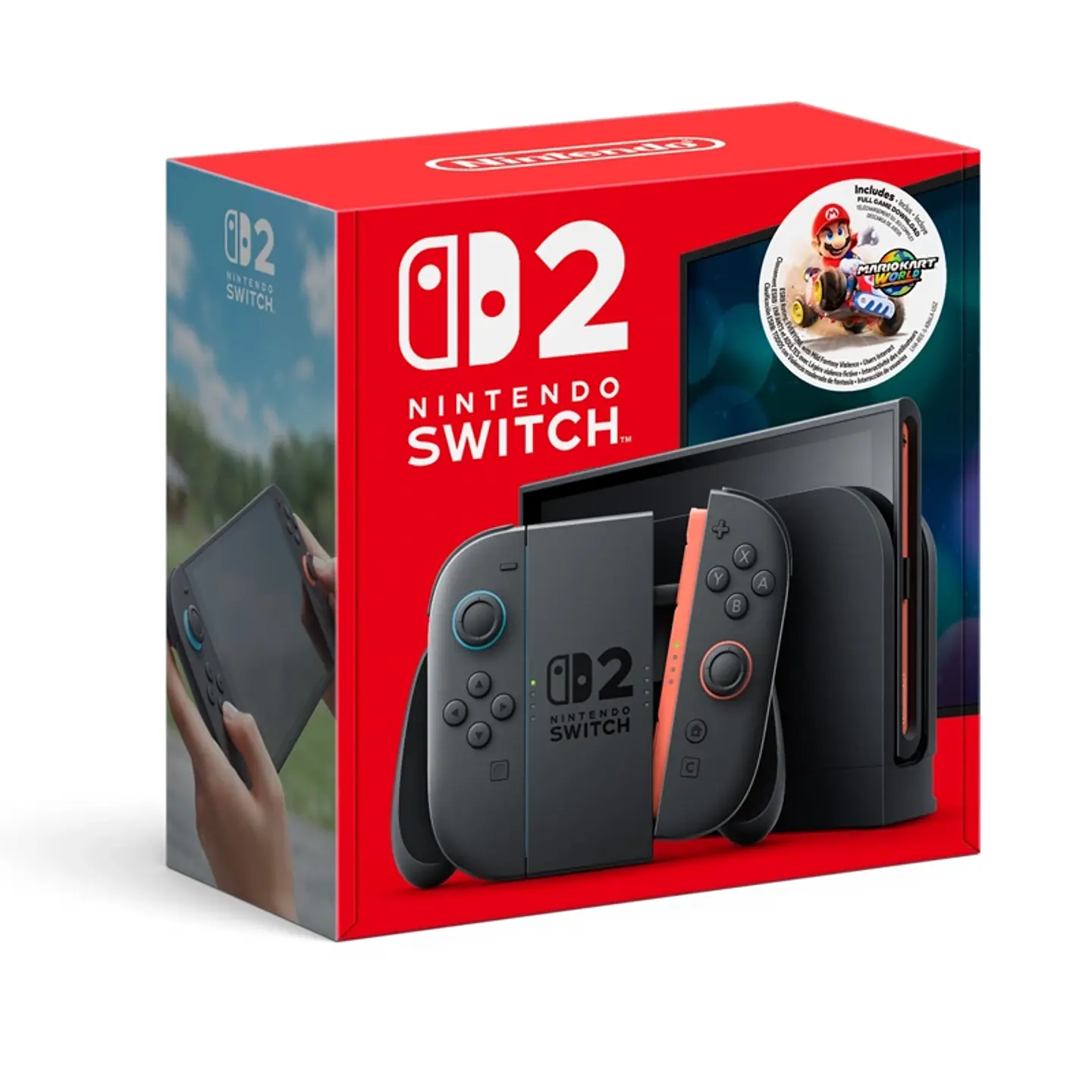 CONSOLA NINTENDO SWITCH 2 + JUEGO MARIO KART WORLD 1