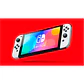 NINTENDO SWITCH OLED WHITE + SUPER MARIO WONDER - Miniatura 2