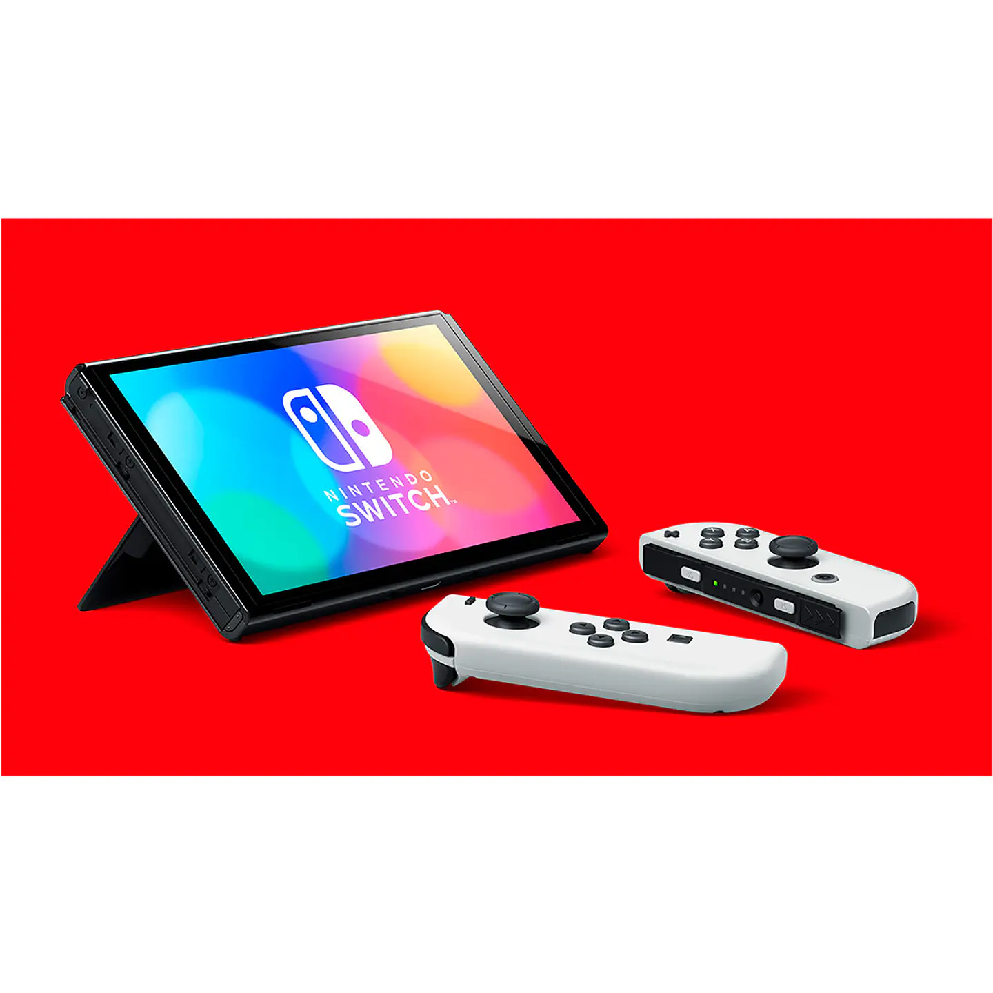 NINTENDO SWITCH OLED WHITE + SUPER MARIO WONDER 3