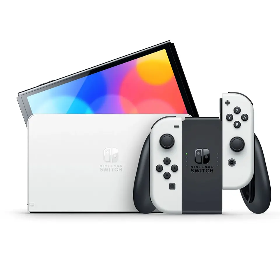 PACK CONSOLA NINTENDO SWITCH OLED BLANCA CON JUEGO MINECRAFT 6