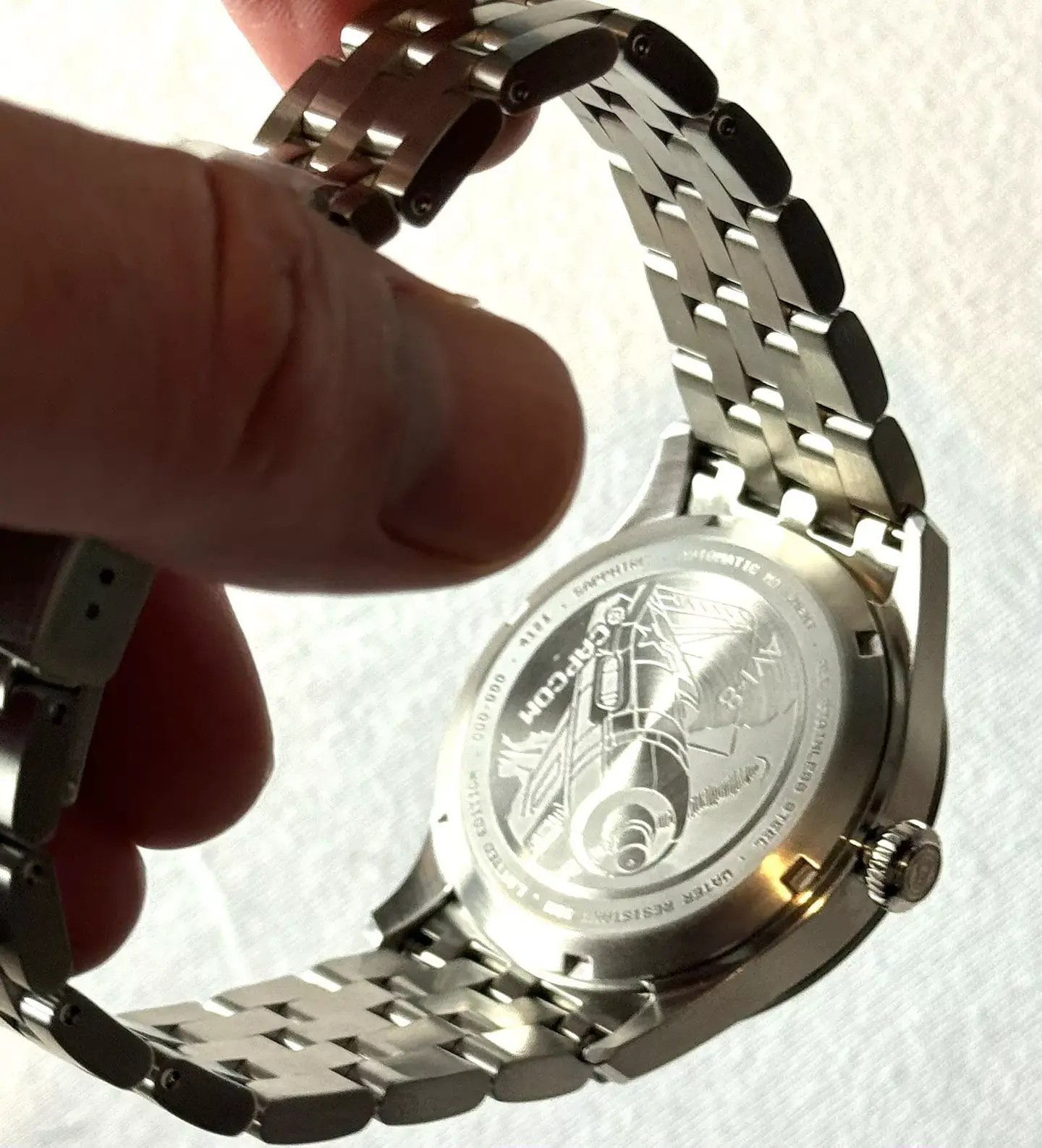 RELOJ DE PULSERA CAPCOM PILOTO AVI-8 X 1942 LIMITED EDITION AV-4121 4