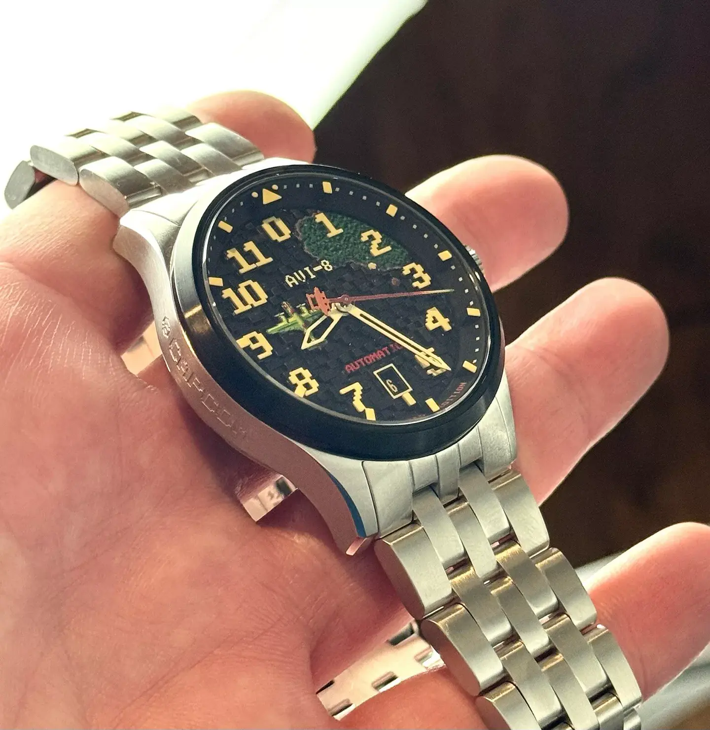 RELOJ DE PULSERA CAPCOM PILOTO AVI-8 X 1942 LIMITED EDITION AV-4121 5