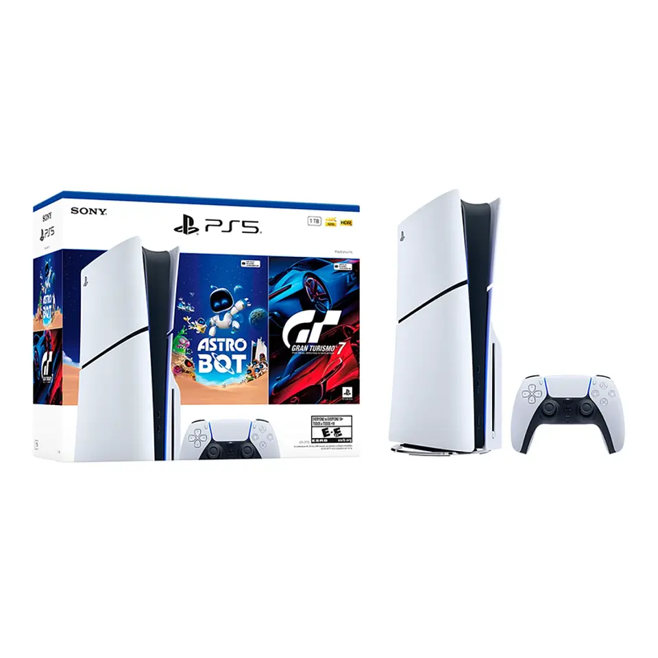 CONSOLA PLAYSTATION 5 1TB + ASTRO BOT + GRAN TURISMO 7 1