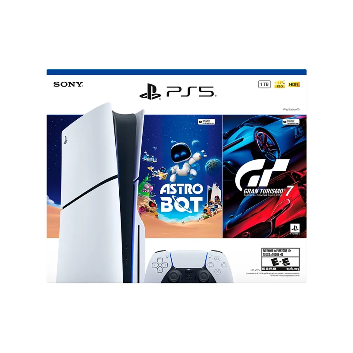 CONSOLA PLAYSTATION 5 1TB + ASTRO BOT + GRAN TURISMO 7 2