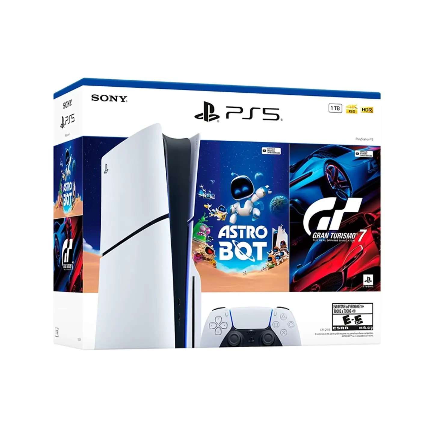 CONSOLA PLAYSTATION 5 1TB + ASTRO BOT + GRAN TURISMO 7 3