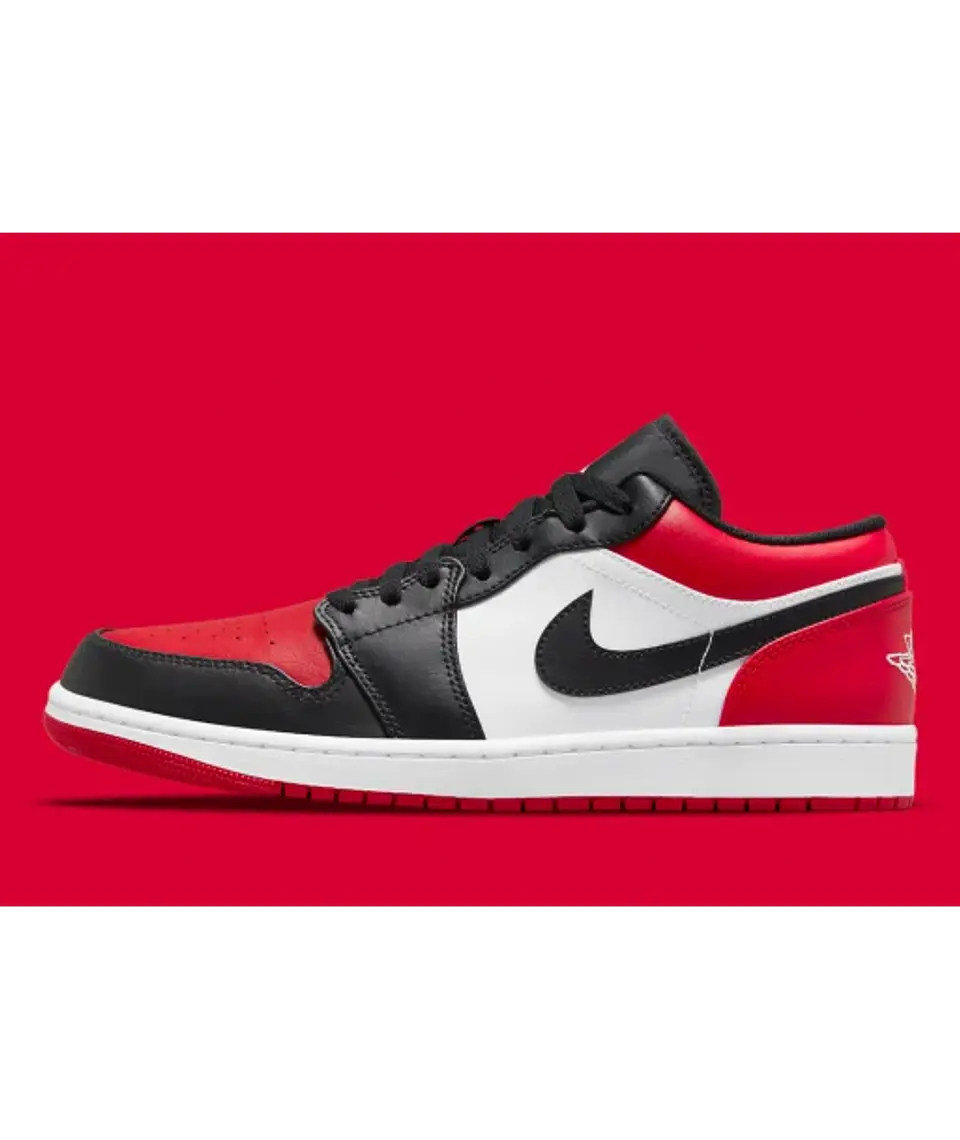 ZAPATILLA JORDAN 1 LOW BRED TOE 3