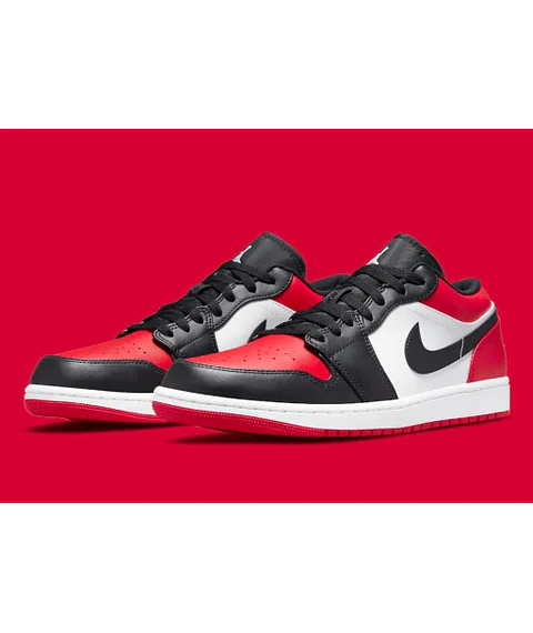 ZAPATILLA JORDAN 1 LOW BRED TOE