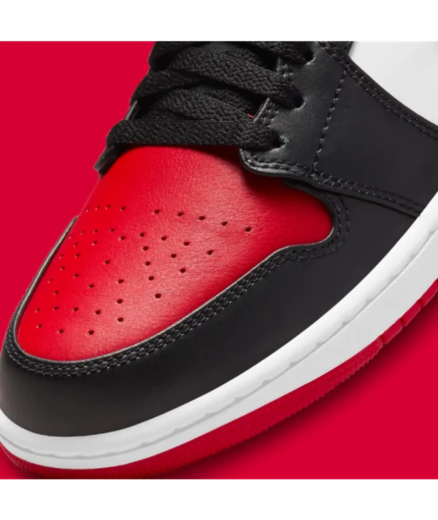 ZAPATILLA JORDAN 1 LOW BRED TOE 6