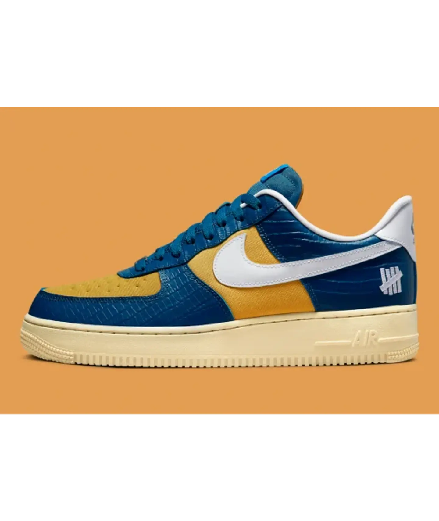 ZAPATILLAS NIKE AIR FORCE 1 X UNDEFEATED AZUL 3