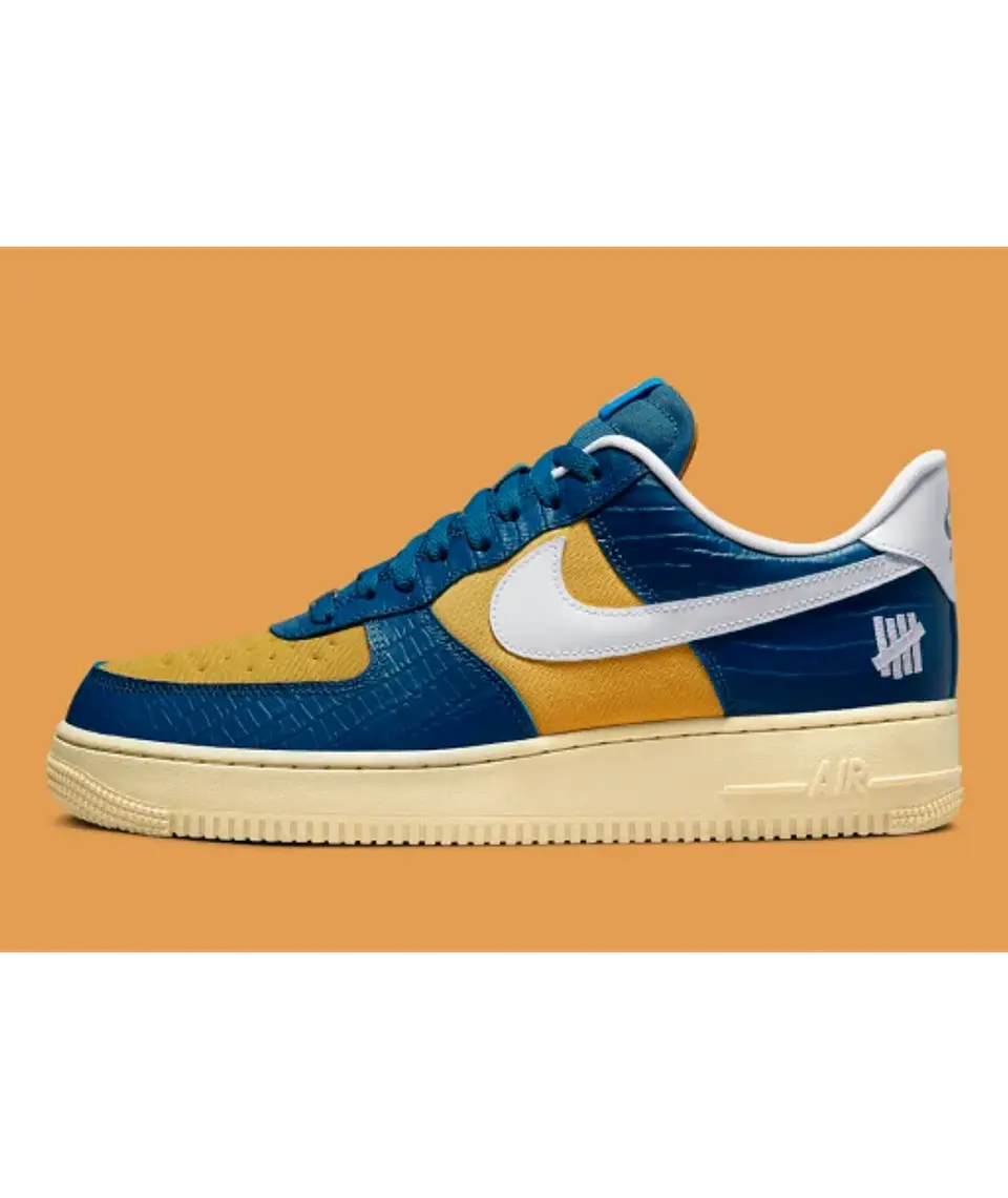 ZAPATILLAS NIKE AIR FORCE 1 X UNDEFEATED AZUL 3