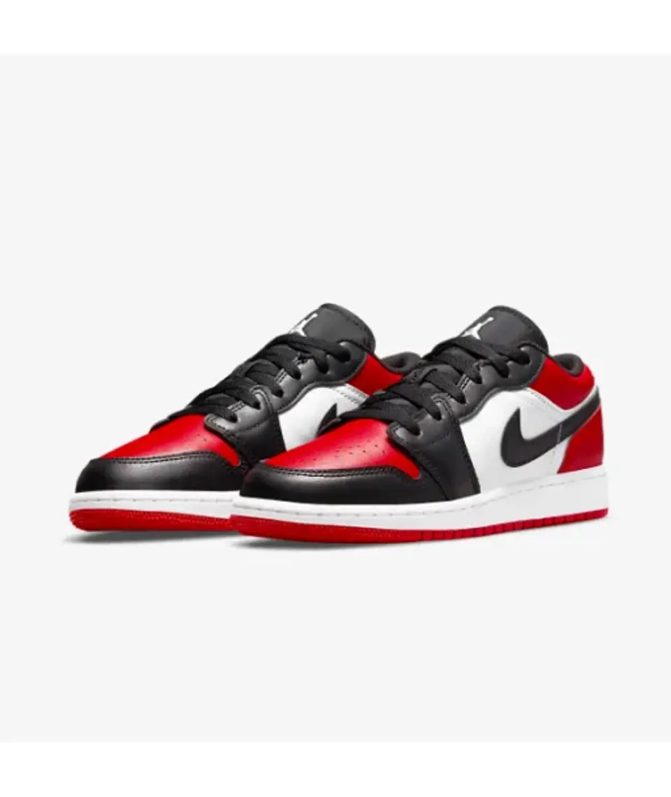 ZAPATILLA JORDAN 1 LOW BRED TOE JUVENIL 1