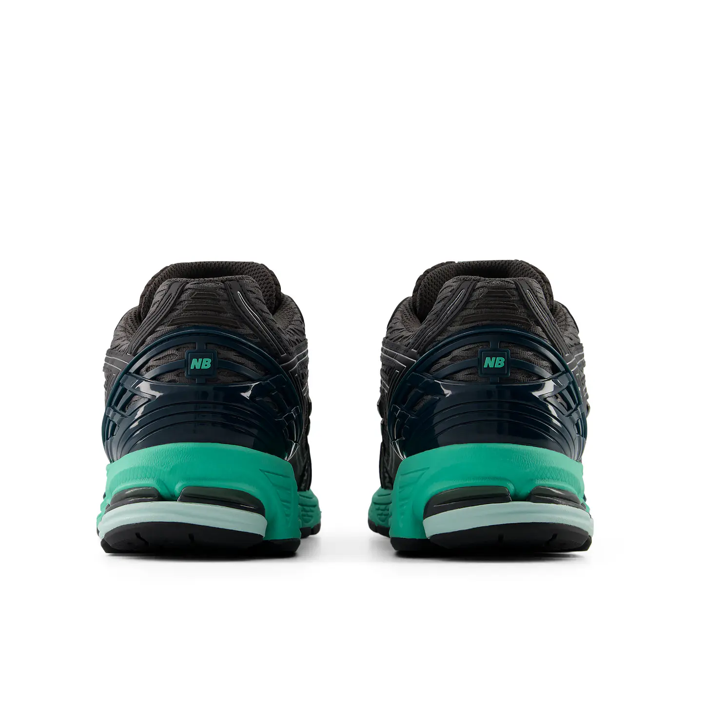 ZAPATILLAS URBANAS UNISEX NEW BALANCE 1906 F NEGRAS/VERDE 4