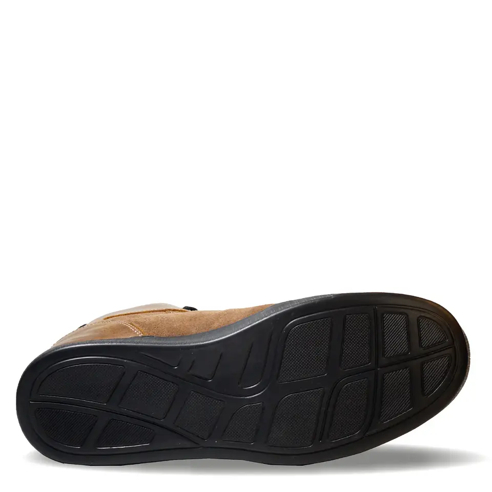 ZAPATILLA HOMBRE DE CUERO TREND MID LIGHT EN COLOR CAFE VÉROZ 2