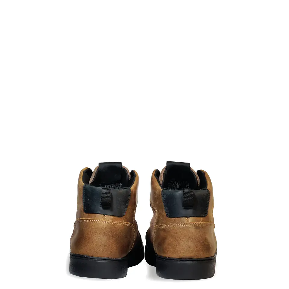 ZAPATILLA HOMBRE DE CUERO TREND MID LIGHT EN COLOR CAFE VÉROZ 3