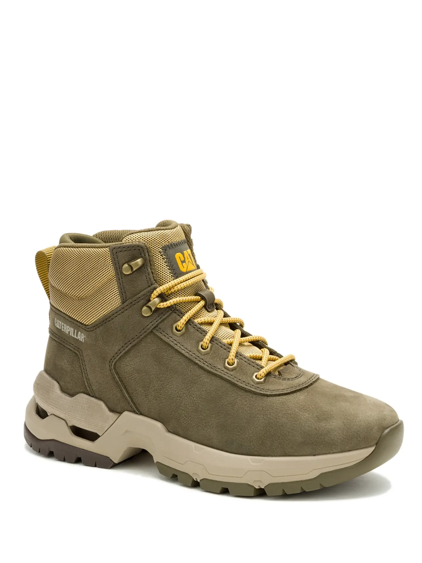 ZAPATILLA C/CAÑA CUERO HOMBRE SURGE HIKER OLIVA CAT 1