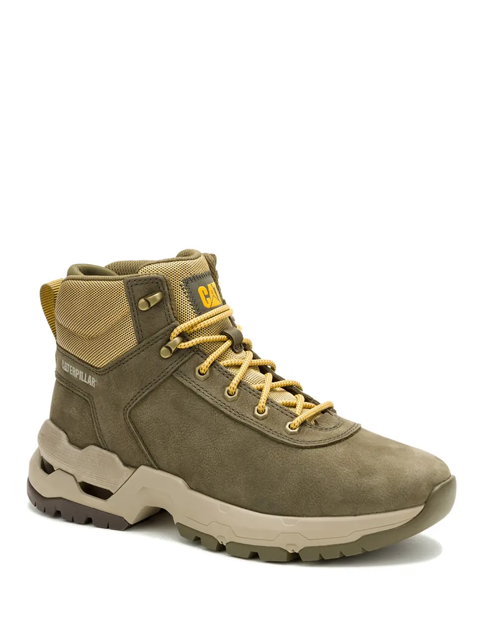 ZAPATILLA C/CAÑA CUERO HOMBRE SURGE HIKER OLIVA CAT 1