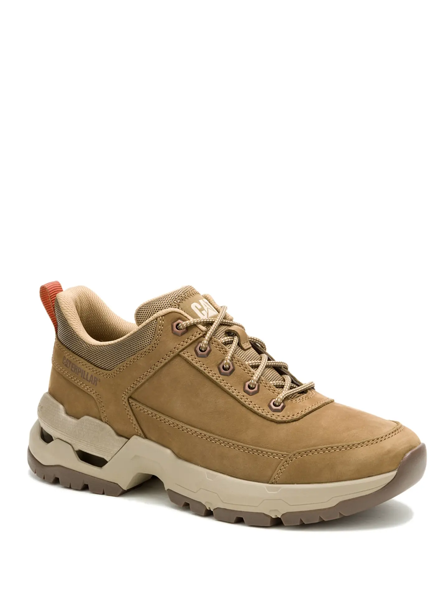 ZAPATILLA CUERO HOMBRE SURGE HIKER LO CAFE CLARO CAT 7
