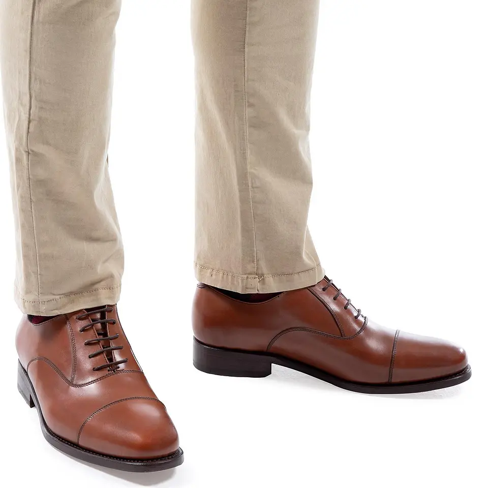 ZAPATO - SUELA PUNTEADO - GUANTE - BRANDY 5