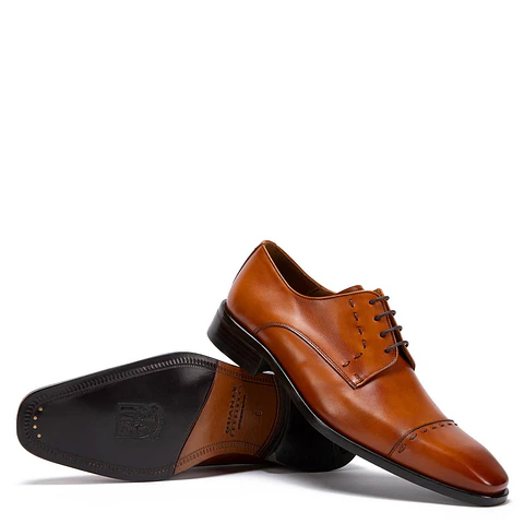 ZAPATO - SUELA PRESIDENT - GUANTE - BRANDY
