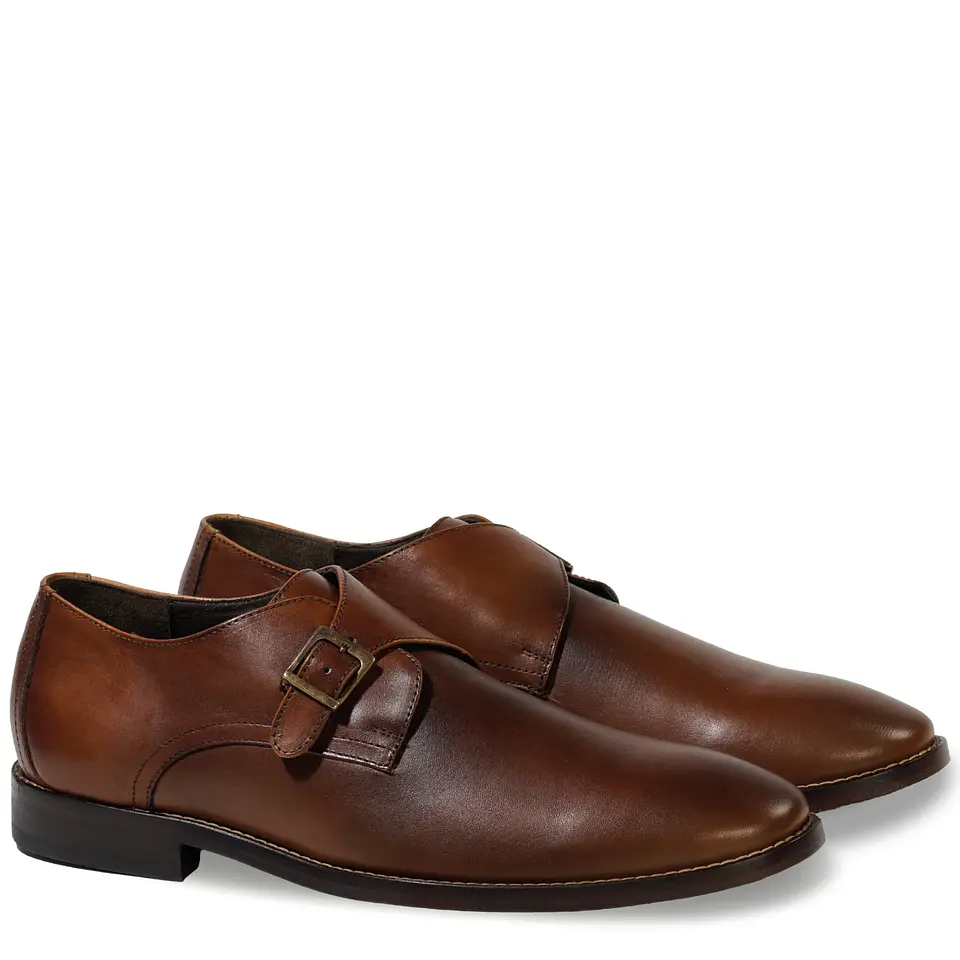 ZAPATO HOMBRE DE CUERO GRAN BELT AVELLANA VÉROZ 1