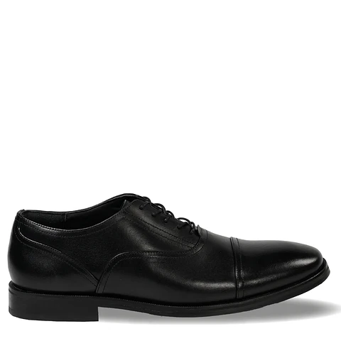 ZAPATO HOMBRE DE CUERO VITTORIO EN COLOR NEGRO VÉROZ