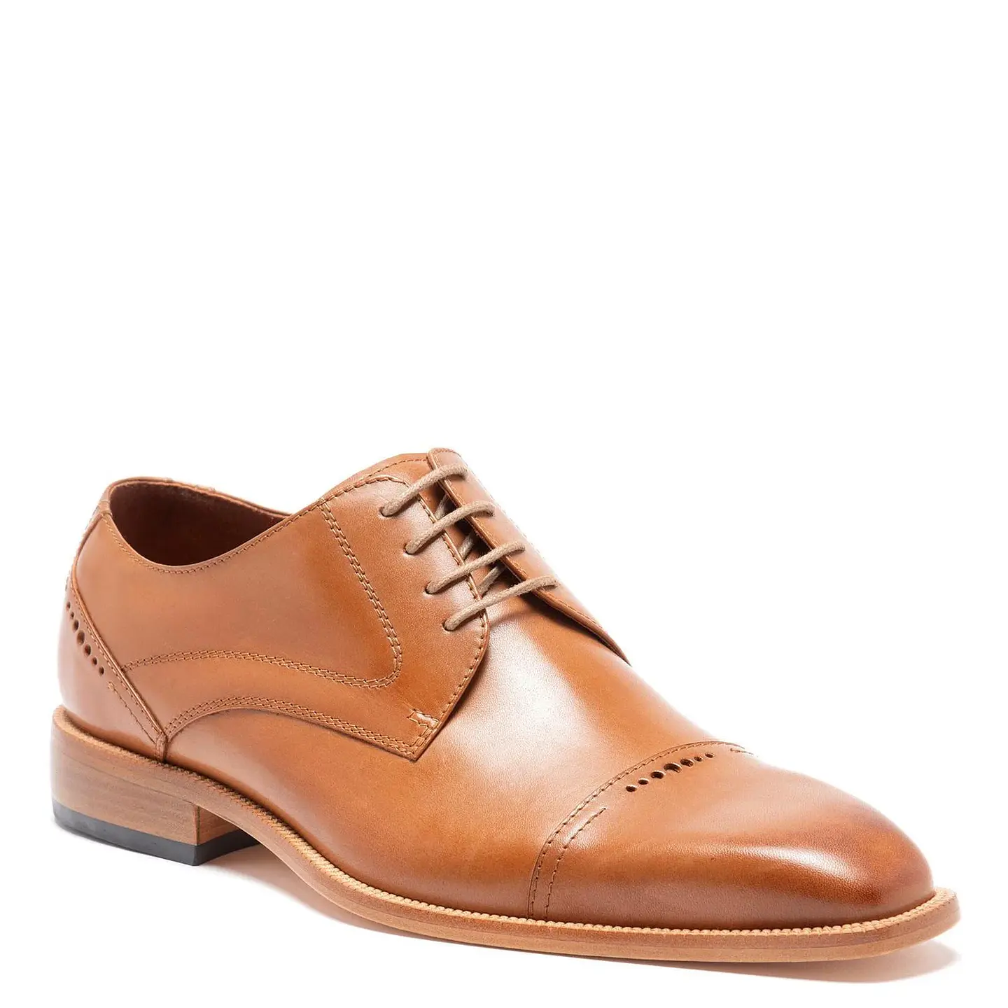 ZAPATO - SUELA NATURAL - GUANTE - CAMEL 5