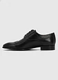 ZAPATO ITALIANO CUERO LORENZ NEGRO HUSH PUPPIES - Miniatura 2