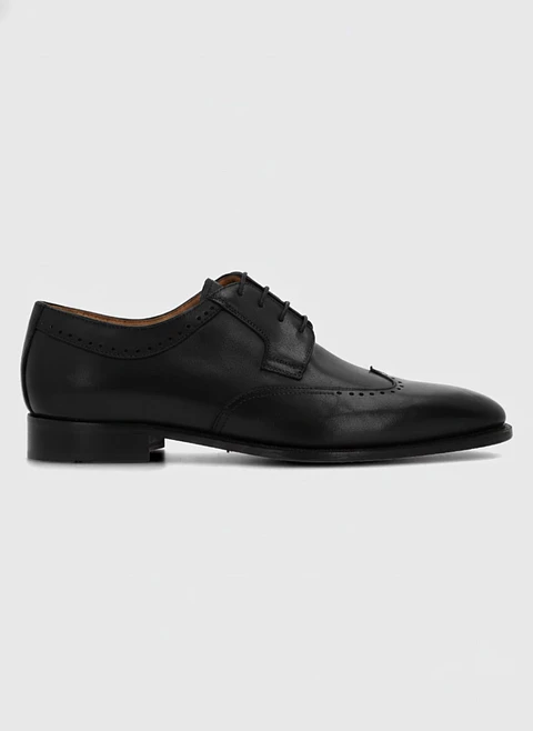 ZAPATO ITALIANO CUERO LORENZ NEGRO HUSH PUPPIES