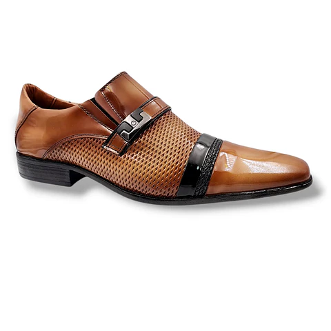 ZAPATO FORMAL CHAROL HOMBRE LEVURETT CAMEL 12053M