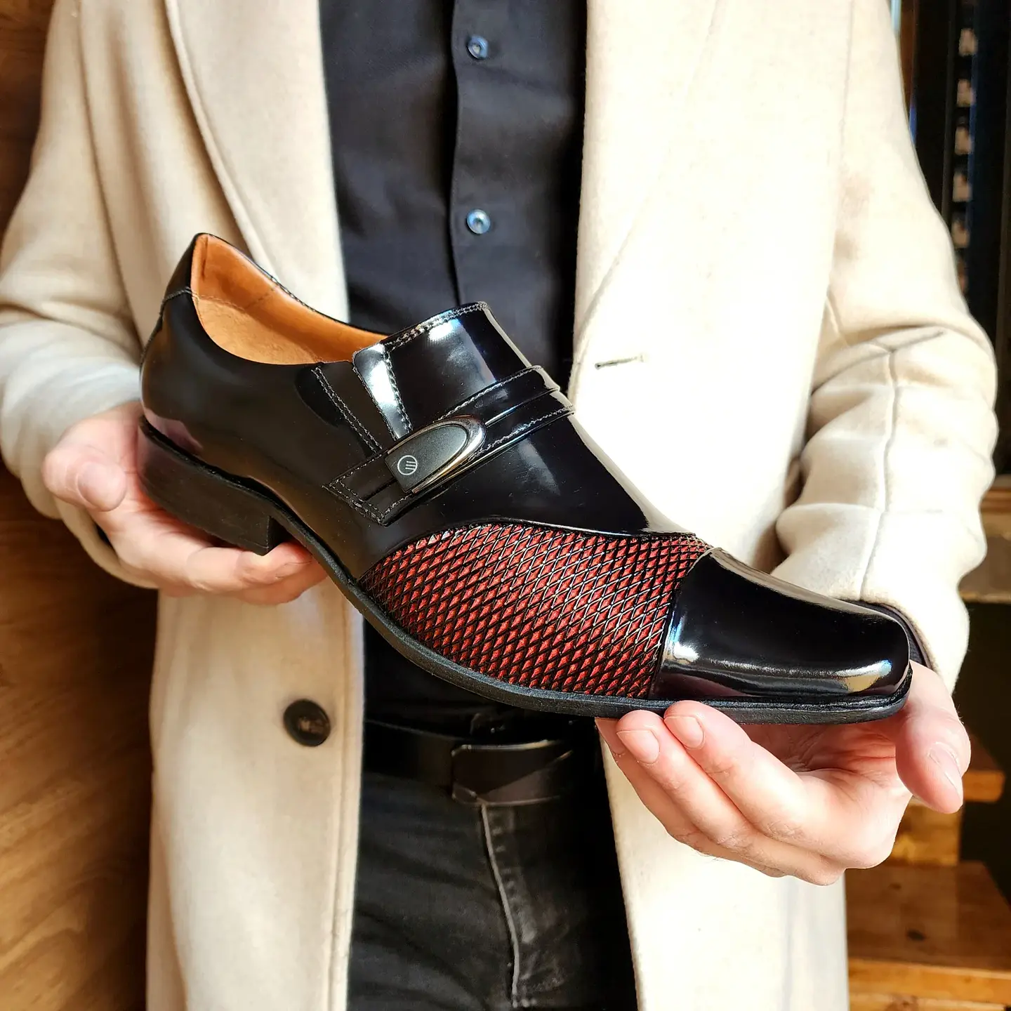 ZAPATO FORMAL CHAROL HOMBRE LEVURETT NEGRO 0701DR 4