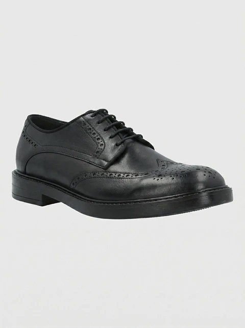ZAPATO ITALIANO HOMBRE GIANICO NEGRO HUSH PUPPIES