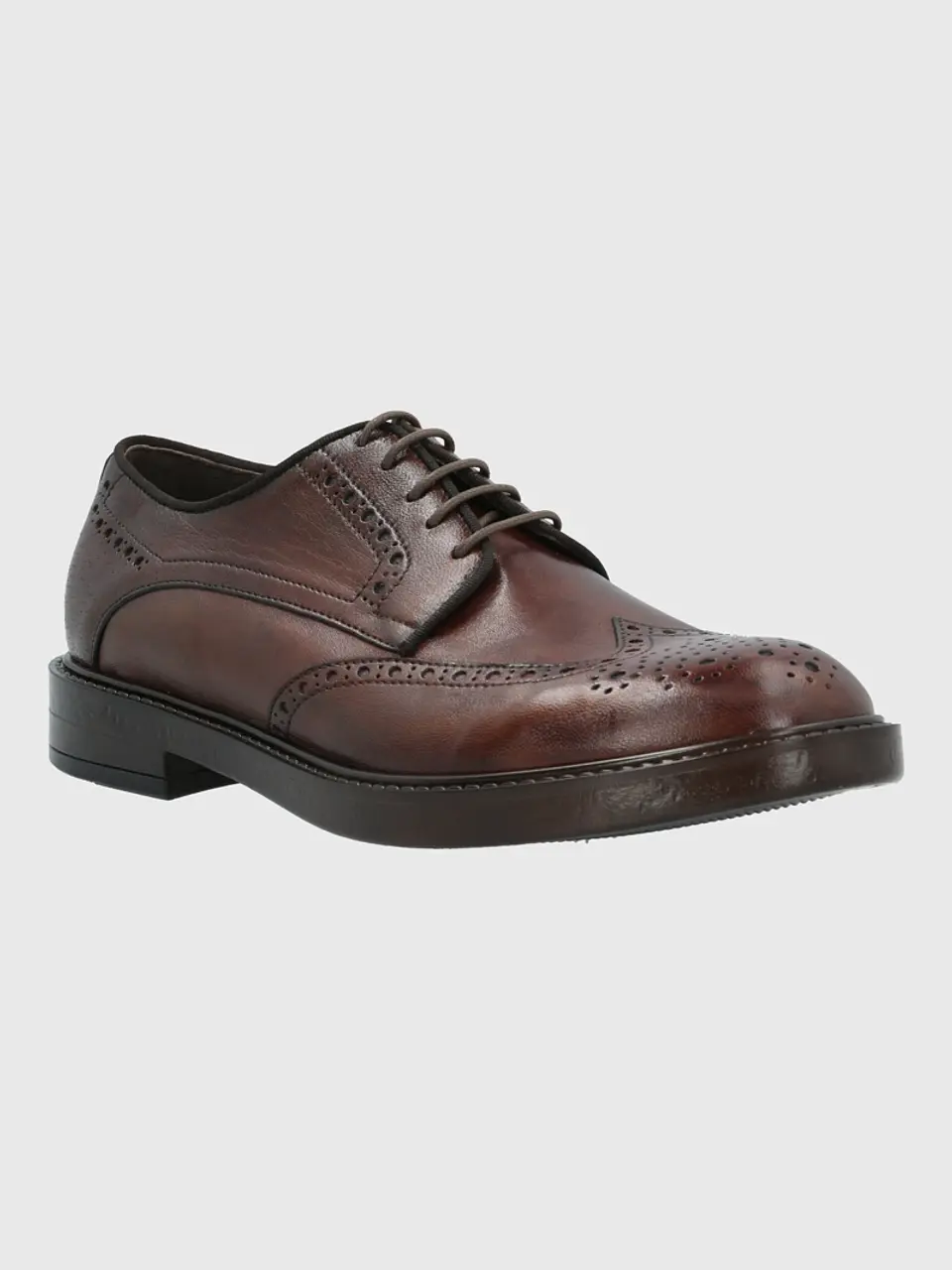 ZAPATO ITALIANO CUERO HOMBRE GIANICO CAFE HUSH PUPPIES 4