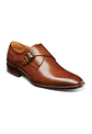 ZAPATO SORRENTO PLAIN TOE SINGLE MONK STRAP COGNAC - Miniatura 1