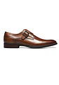 ZAPATO SORRENTO PLAIN TOE SINGLE MONK STRAP COGNAC - Miniatura 5