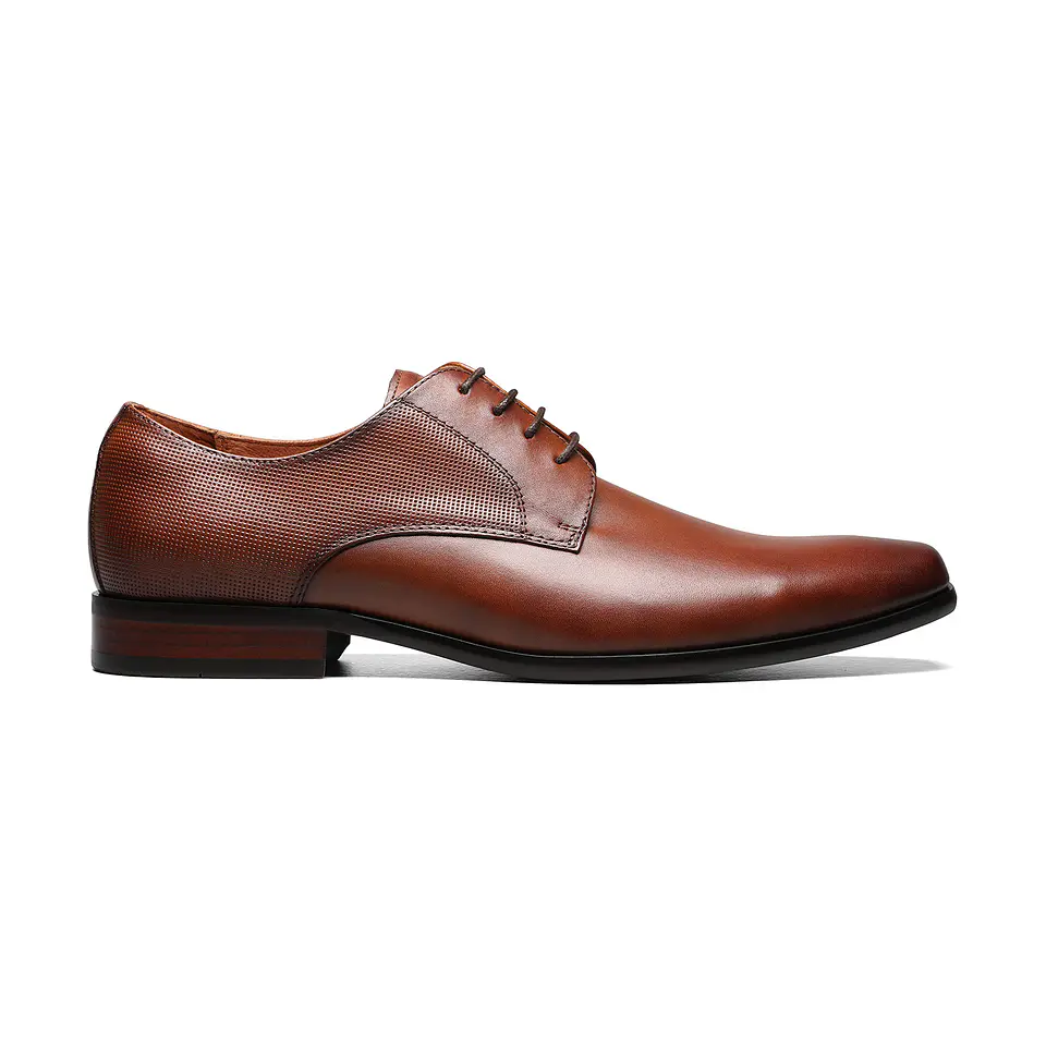 ZAPATOS POSTINO PLAIN TOE COGNAC 1